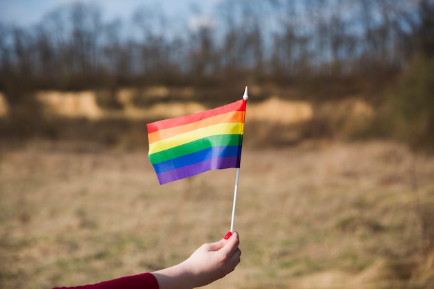 Foto gratuita orgullo gay