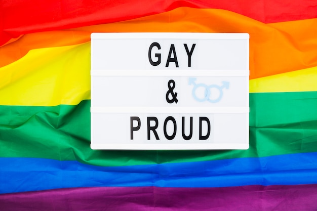 Foto gratuita orgullo gay