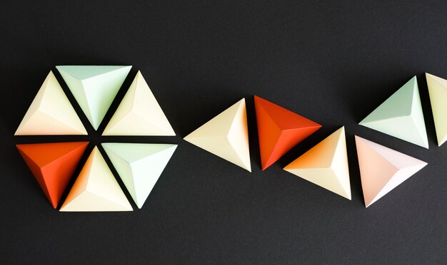 Origami hecho de papel