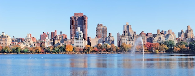 Foto gratuita otoño de la ciudad de nueva york