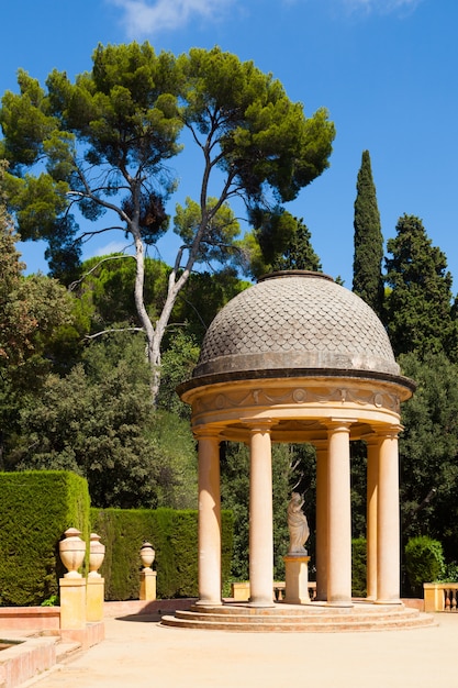 Pabellón Danae en el Parque Laberinto en Barcelona