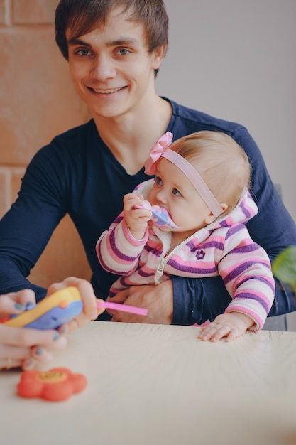 padre con hija