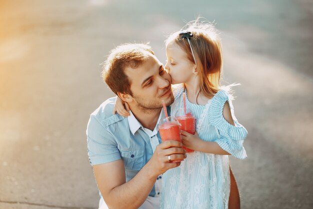 padre con hija