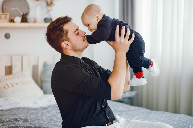 Padre con hijo