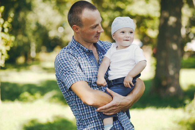 padre con hijo