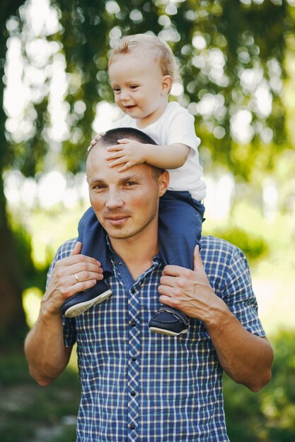 padre con hijo