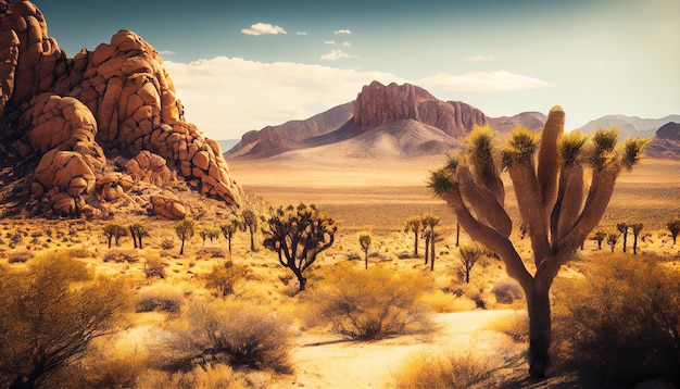 Foto gratuita paisaje de acantilados de arenisca de terreno extremo erosionado ia generativa