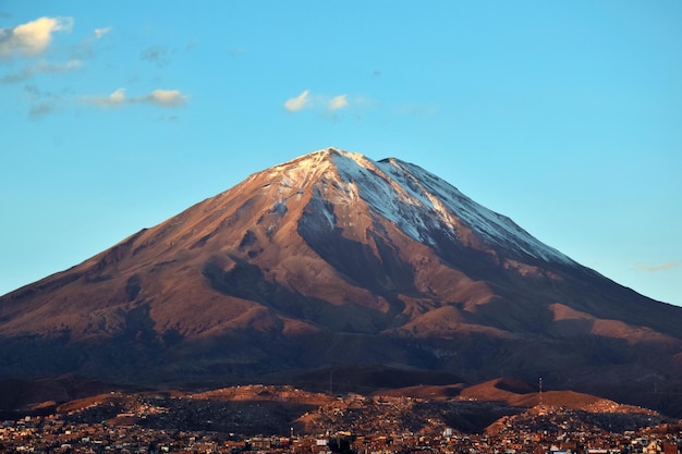 Paisaje andino en Perú