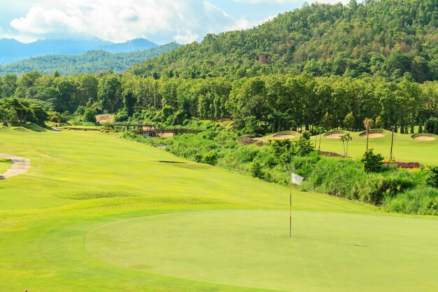 Paisaje del campo de golf