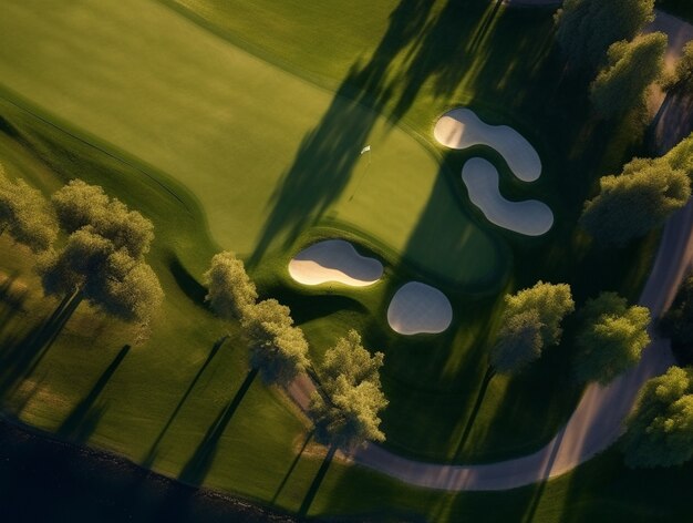 Paisaje del campo de golf