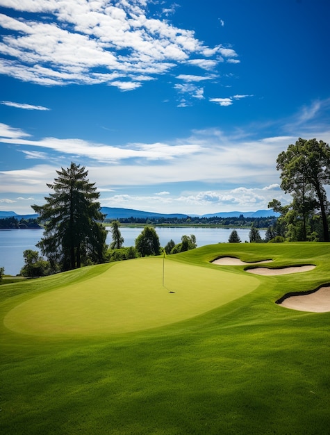 Paisaje del campo de golf