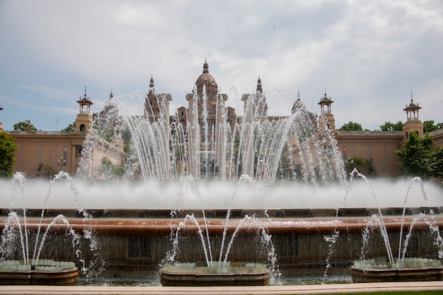 Paisaje, edificio, viaje, palacio, fuente