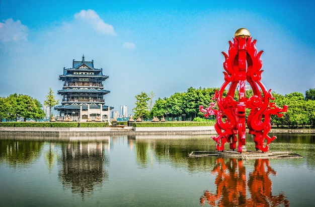 paisaje en hangzhou