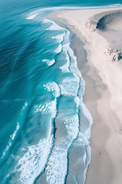 Paisaje marino natural con una vista idílica del agua