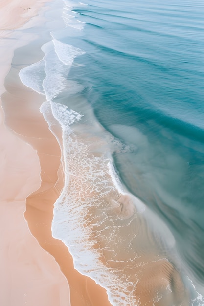 Paisaje marino natural con una vista idílica del agua