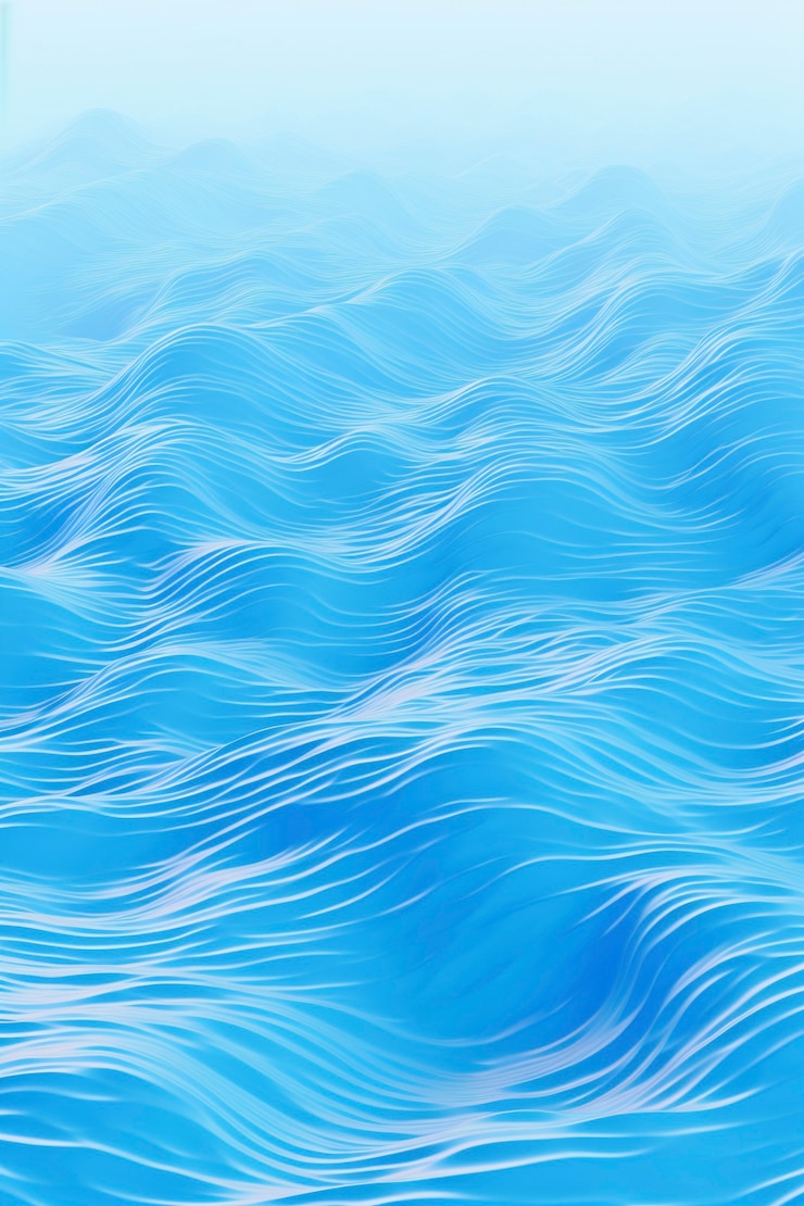 Foto gratuito paisaje marítimo con estilo de arte digital