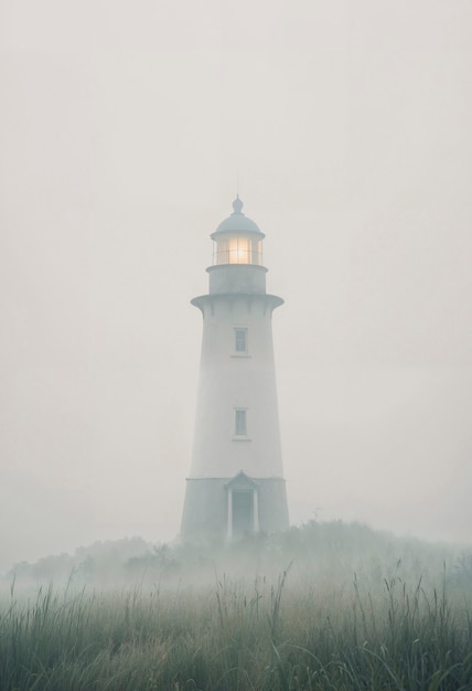 Foto gratuita paisaje marítimo con faro