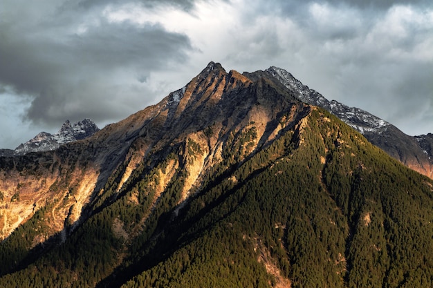 Foto gratuita paisaje de montaña verde