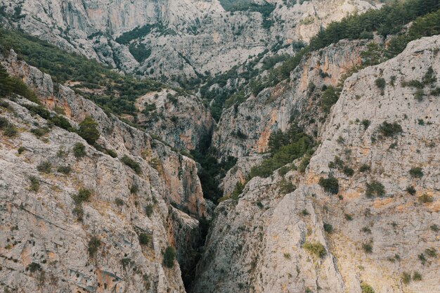 Paisaje de montañas en Turquía