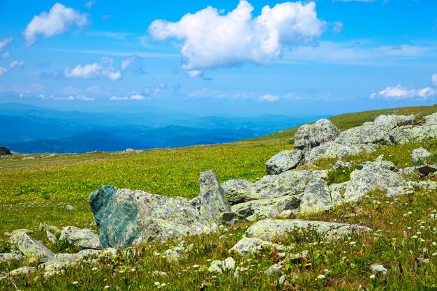 Paisaje de las montañas