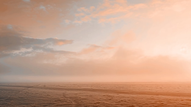 Foto gratuita paisaje natural con estética de ensueño y tonos de color del año