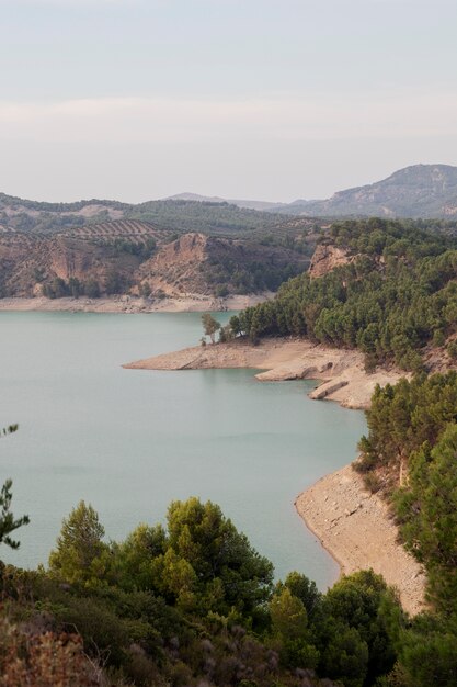 Paisaje natural con vegetación verde.