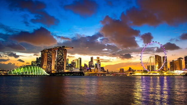 Paisaje de Singapur.