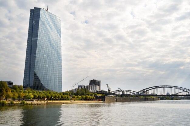 Paisaje urbano del centro de Frankfurt Alemania