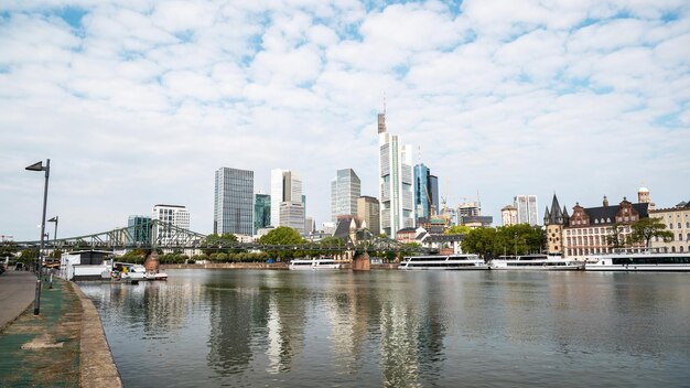 Paisaje urbano del centro de Frankfurt Alemania