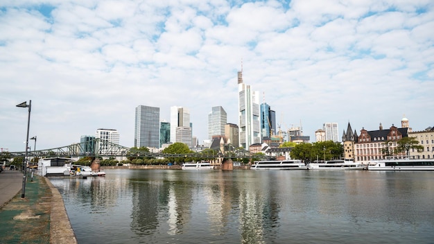 Paisaje urbano del centro de Frankfurt Alemania