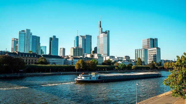 Paisaje urbano del centro de Frankfurt Alemania