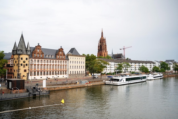 Paisaje urbano del centro de Frankfurt Alemania