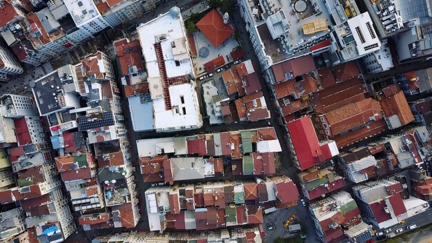 Paisaje urbano de Estambul, Turquía. Foto a vista de pájaro