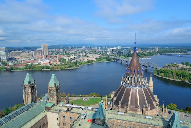 Foto gratuita paisaje urbano de ottawa