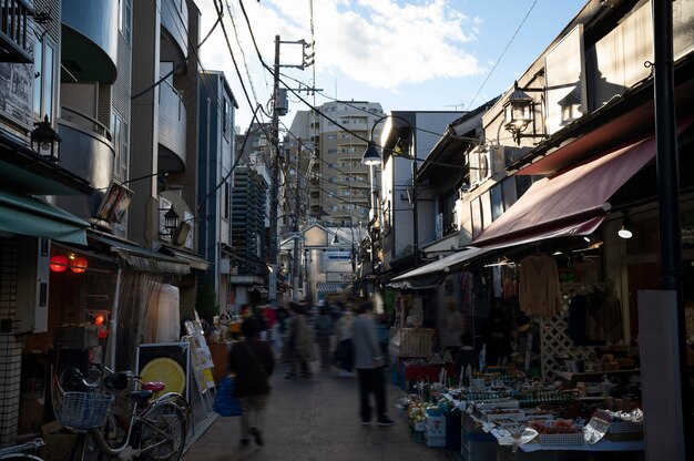 Paisaje urbano de Tokio durante el día