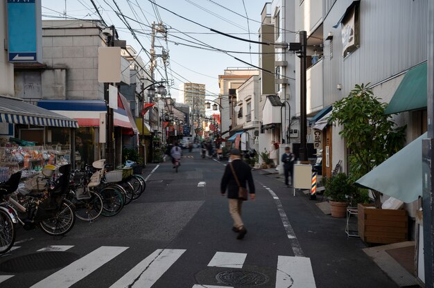 Paisaje urbano de Tokio durante el día