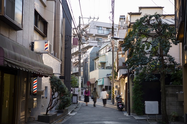 Paisaje urbano de Tokio durante el día