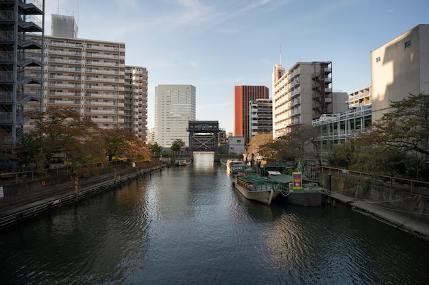 Paisaje urbano de Tokio durante el día