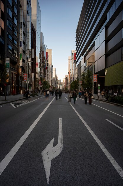 Paisaje urbano de Tokio durante el día