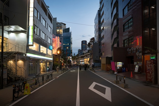 Paisaje urbano de Tokio durante el día