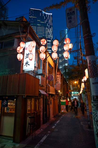 Paisaje urbano de Tokio durante el día