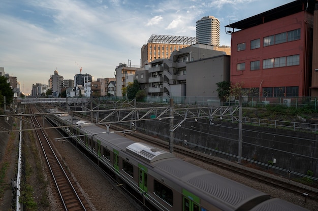 Paisaje urbano de Tokio durante el día