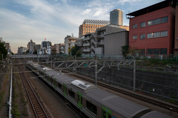 Paisaje urbano de Tokio durante el día