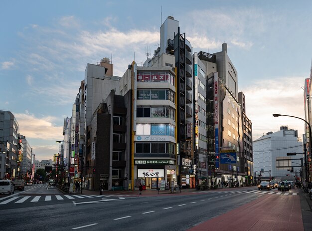 Paisaje urbano de Tokio durante el día