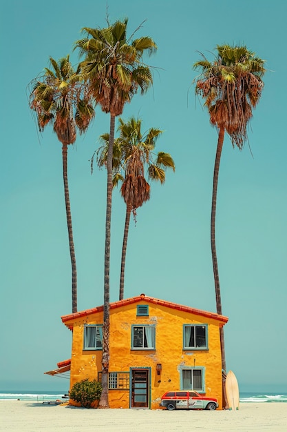 Foto gratuita paisaje de viaje en una estética de ensueño