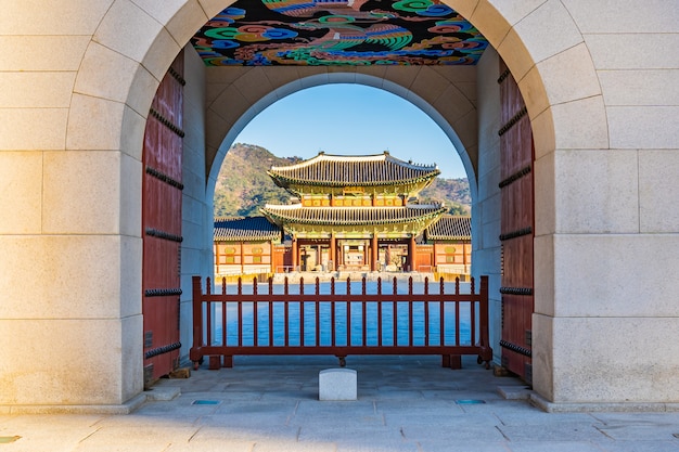 Foto gratuita palacio gyeongbokgung