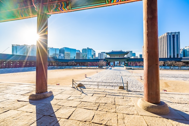 Foto gratuita palacio gyeongbokgung