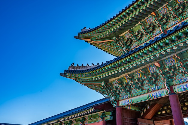 Foto gratuita palacio gyeongbokgung