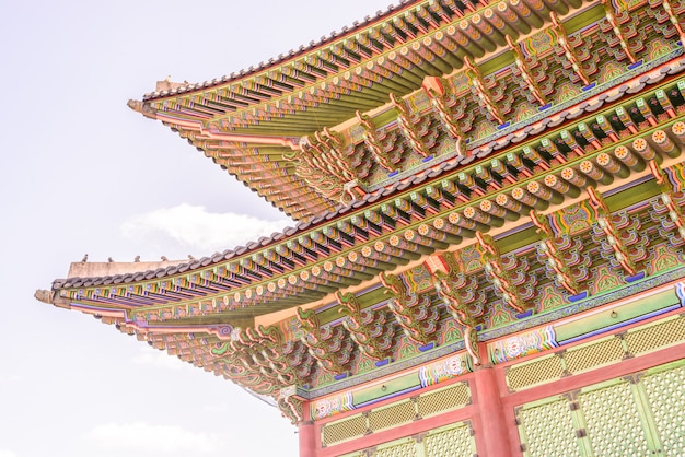 Foto gratuita palacio gyeongbokgung