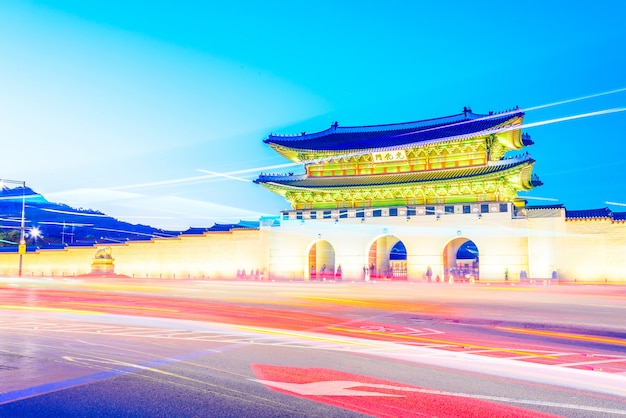 Foto gratuita palacio gyeongbokgung